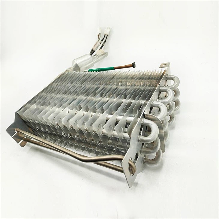 Aluminum Tube Finned Tube Fin Evaporator For Mini Freezer Refrigerator Evaporator